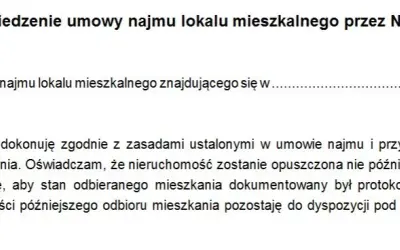 Jak napisać wypowiedzenie najmu mieszkania - uniknij błędów i problemów