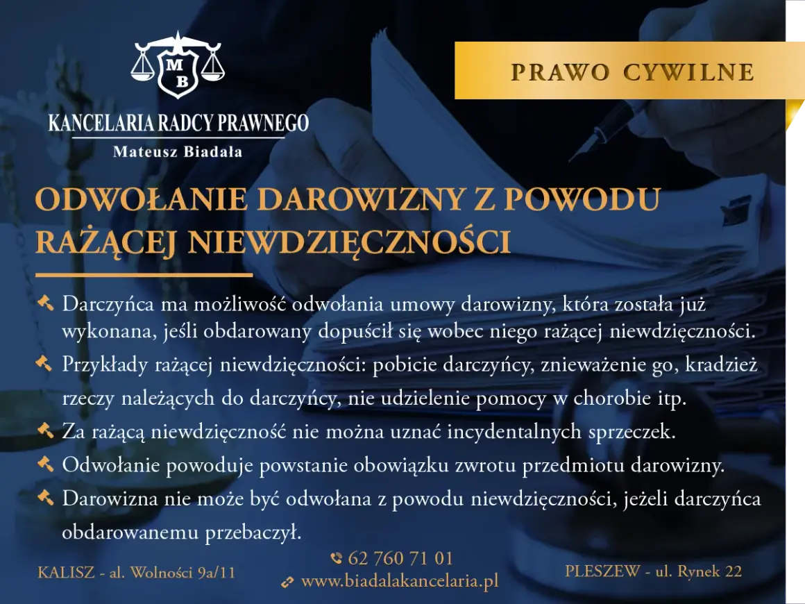 Cofnięcie darowizny nieruchomości – kiedy jest możliwe i jak to zrobić